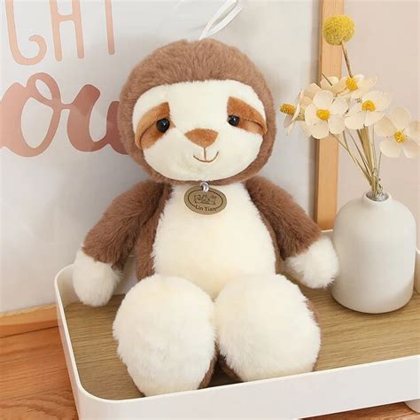 Baby Sloth Hugging Stuffed Animal