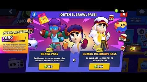 Compro El Brawl Pass Y Abro Muchas Cajas Youtube