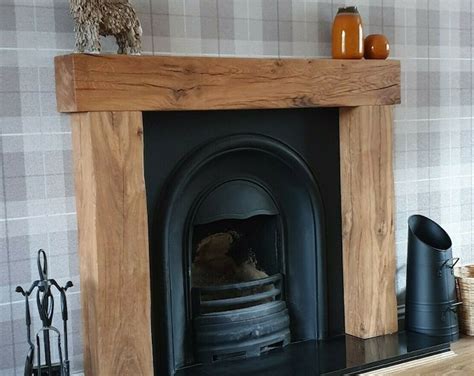 Hand Crafted Oak Beam Fire Surround Custom Built Free Etsy UK