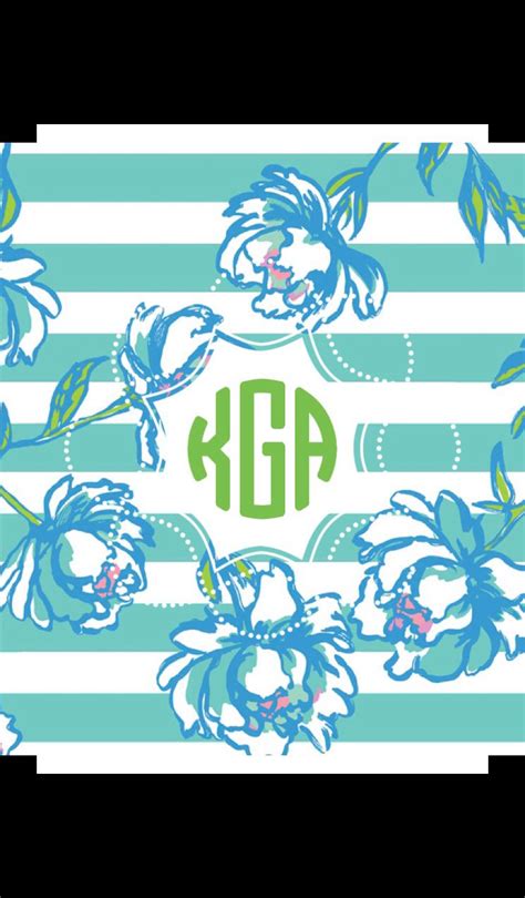 Monogram iphone wallpaper Monogram Wallpaper, Print Wallpaper, Custom ...