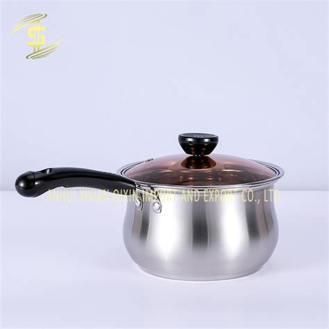 Stainless Steel Household Apple Milk Pot Hot Milk Stainless