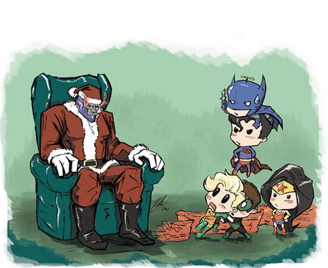 Little Justice League Christmas 2013 by johnni-k on DeviantArt