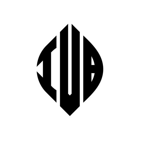 Ivb Circle Letter Logo Design With Circle And Ellipse Shape Ivb