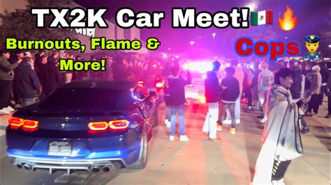 Wildest Car Meet Burnouts 2 Step Cops Donuts Tx2k Burnout 2step Youtube