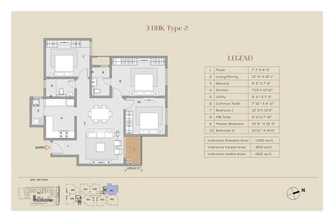 Floor Plan Purva Celestial Bhk Apartments