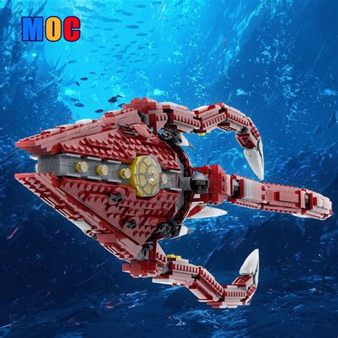 Gobricks Version 792pcs Moc 146849 Trident Class Assault Ship Joy