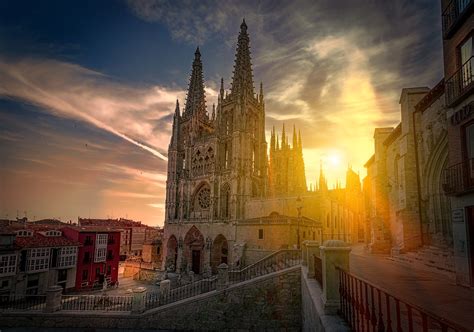 cityscape, Architecture, Town, Building, Burgos, Spain, Cathedral ...