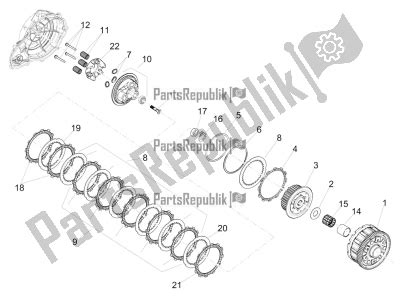 Clutch Spare Parts For Aprilia Tuono 660 Apac From 2022 PartsRepublik