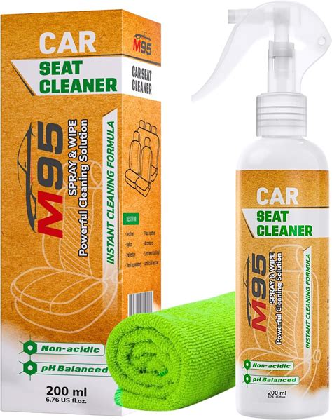 M Car Seat Cleaner With Super Soft Microfiber Cloth For All Types Of