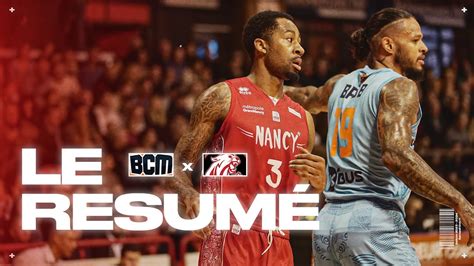 Résumé BCM Gravelines vs SLUC Nancy Basket 12ème Journée Betclic