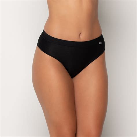 Calcinha poliamida flocada modelo fio sustentação Ilumine Lingerie