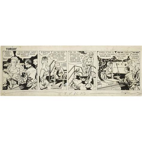 Bill Ward Torchy Daily Comic Strip Original Art 1943 Bill Ward