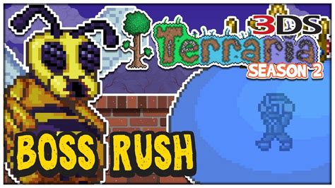 Boss Rush Terraria 3ds Season 2 26 Nintendo 3ds Playthrough Youtube