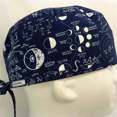 Smarty Pants Fitted Mens Surgical Surgeons Cap Scrub Caps Etsy