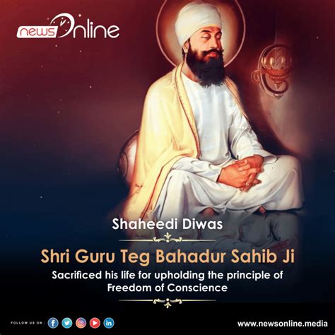 Guru Tegh Bahadur Jayanti 2025 Wishes, Quotes, Images