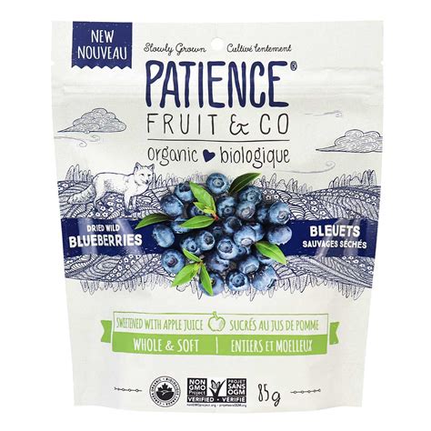 Patience Organic Dried Wild Blueberries At Natura Market