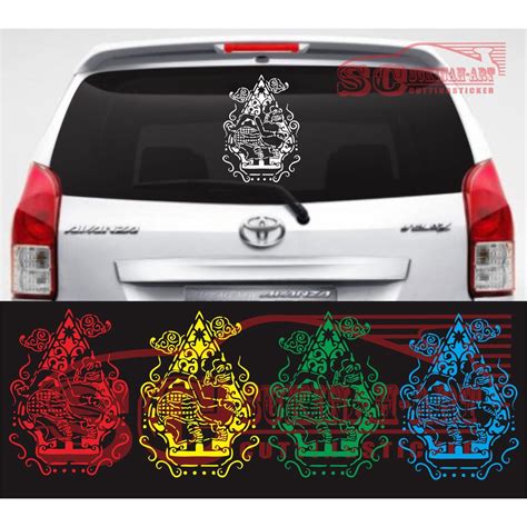 Jual Stiker Wayang Semar Model Gunung 01 Cutting Sticker Mobil Cocok Di