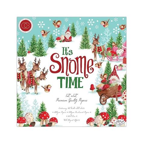 Craft Consortium It S Snome Time Premium Paper Pad 12x12