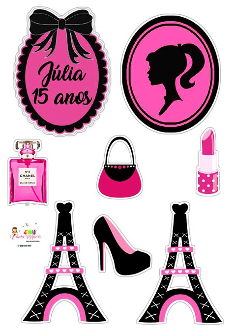 Bolo Barbie Paris Barbie Birthday Birthday Cake Cosmetic Logo