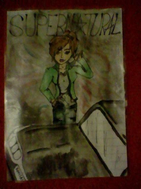 Supernatural W Oc Laminated Watercolour By Mhanimechick On Deviantart