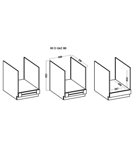 Szafka Pod Kuchenk Modena D Gaz Bb