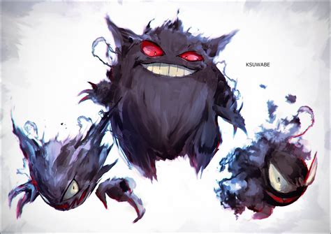 The Art Of Video Games On Twitter Fan Art Pokémon Gastly Haunter