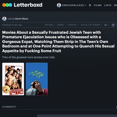 Kevin Slane On Twitter OK I Am Now Officially On Letterboxd The