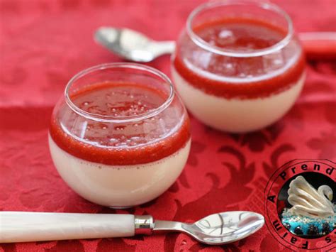 Panna Cotta Au Coulis De Fraises Recette Par A Prendre Sans Faim