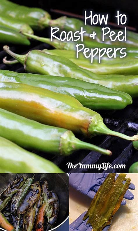 How To Roast And Peel Peppers Stuffed Peppers Green Chili Recipes Green