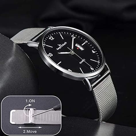 Micgigi Montre Quartz Pour Hommes Montre Bracelet Classique D