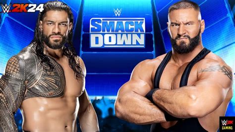 Full Match Roman Reigns Vs Bron Breakker Wwe Smackdown Youtube