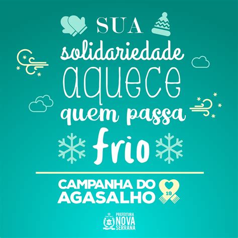 Campanha Do Agasalho De Nova Serrana Começa Nesta Quarta Feira Cidade