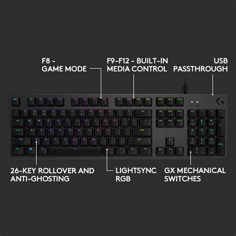 Logitech G512 Carbon Lightsync Teclado De Juego Ubuy Chile