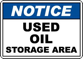 Used & Waste Oil Signs - Get 10% Off Now