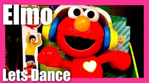 Lets Dance Elmo Toy Sing With Elmo Sesame Street La La La La Move Groove Dance Elmo Youtube