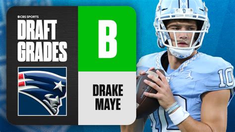 2024 NFL Draft Grades Patriots Select Drake Maye No 3 Overall