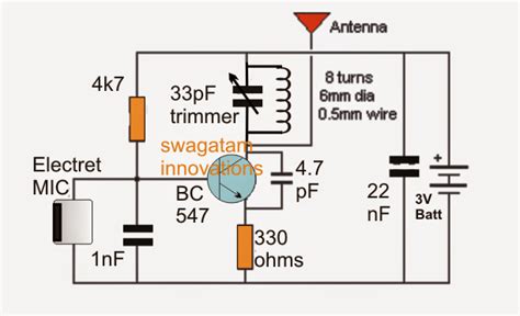 How To Build A Spy Circuits Fm Bug Transmitters