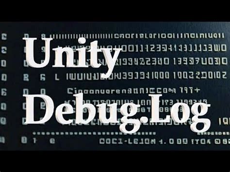 How To Use Unity Debug Log YouTube