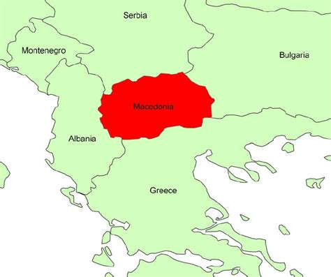 Macedonia On Map Of Europe Deanna Gavrielle