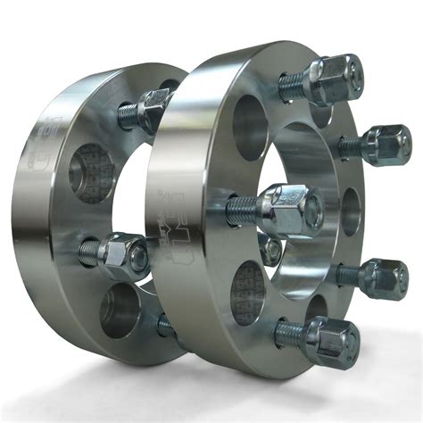 5 x 4.75 Billet Wheel Spacers 12x1.5 Lugs fit GM Chevy camaro Corvette