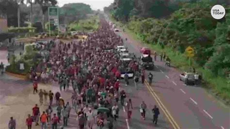 Caravan Of Central American Migrants Grows In The Thousands