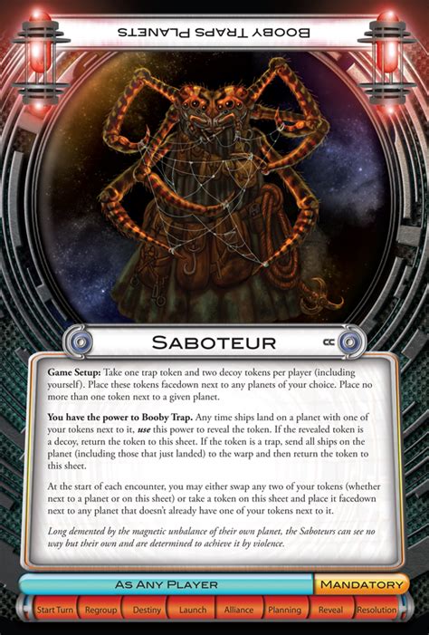 Saboteur Cosmic Encounter Wiki Fandom