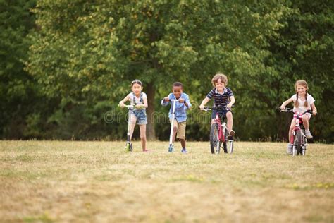 Children at the park stock photo. Image of girl, leisure - 80634050