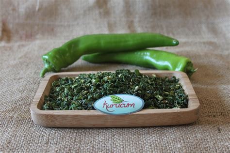 Dried Green Pepper