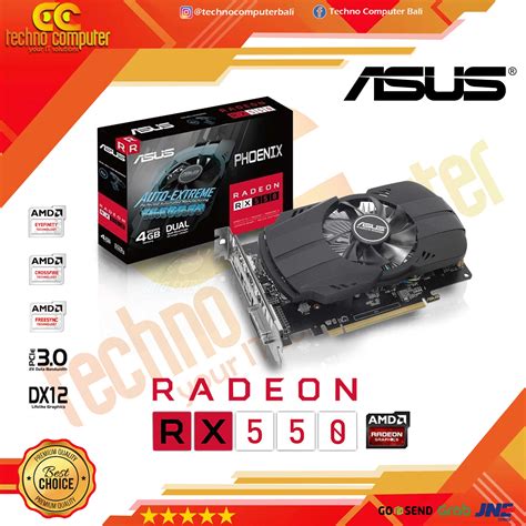 ASUS AMD Radeon RX 550 Phoenix 4GB GDDR5