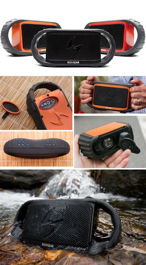 ECOXGEAR ECOXBT Rugged and Waterproof Wireless Bluetooth Speaker ...