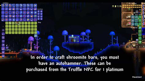 Terraria Wiki How To Craft Shroomite Armor Terrariaguide Youtube