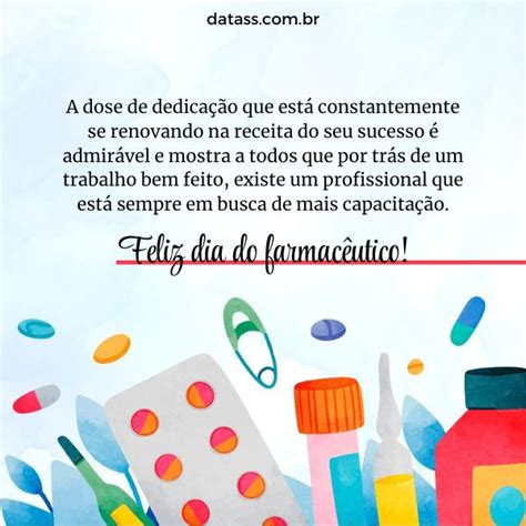 51 Mensagens de Feliz Dia do Farmacêutico