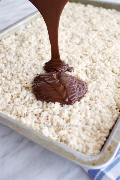 Chocolate Covered Rice Krispie Squares