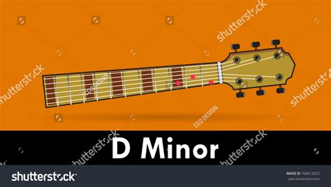 D Minor Guitar Chord Vector Illustration Stock Vector (Royalty Free) 766812022 | Shutterstock